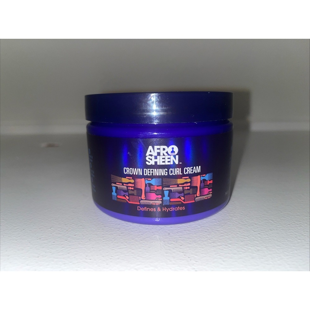 Afro Sheen Crown Defining Curl Hair Styling Cream 12 oz, Defines And‎ Hydrates